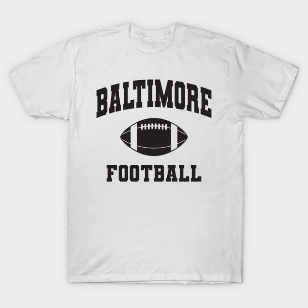 Baltimore football T-Shirt by Tamie